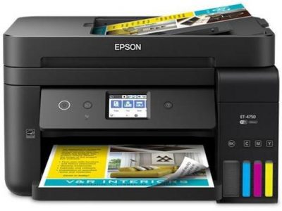 EPSON WorkForce ET-4750 EcoTank All in One Supertank Printer
